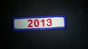 2013 year patch